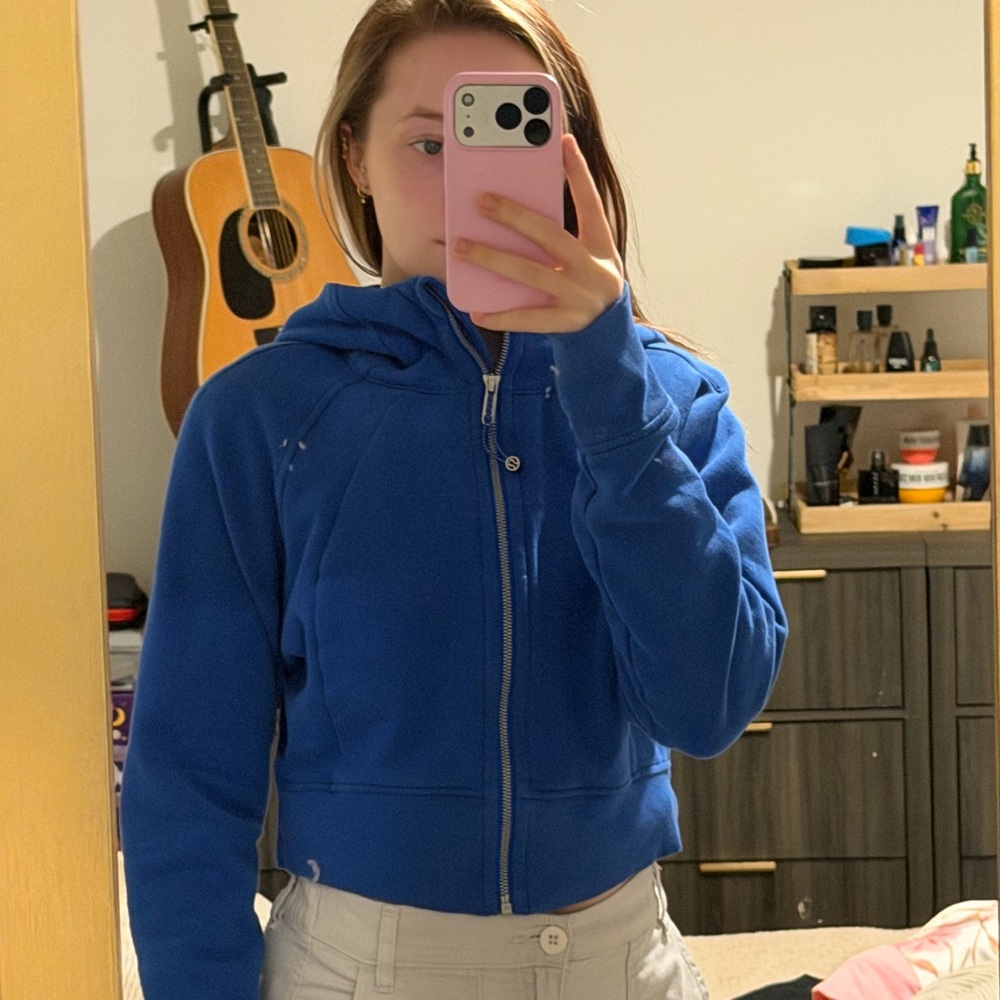 lululemon athletica Blue Full-Zip Hoodie Jacket